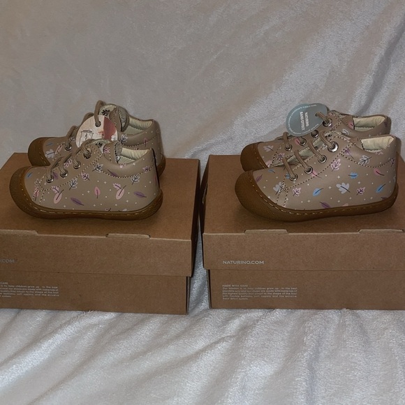 NWT NATURINO COCOON Leather first step shoes in Beige - Picture 10 of 15